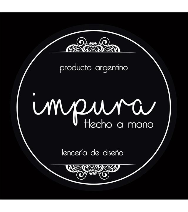 IMPURA PRODUCTO ARGENTINO HECHO A MANO LENCERIA DE DISEÑO