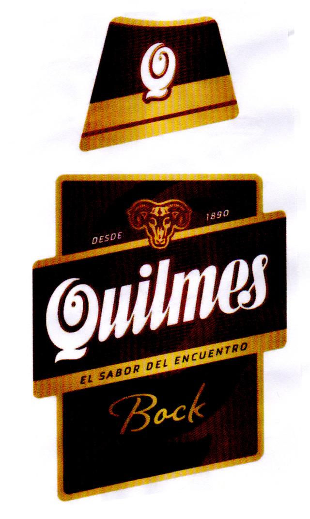 Q DESDE 1890 QUILMES EL SABOR DEL ENCUENTRO BOCK