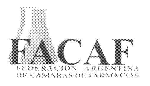 FACAF FEDERACION ARGENTINA DE CAMARAS DE FARMACIAS