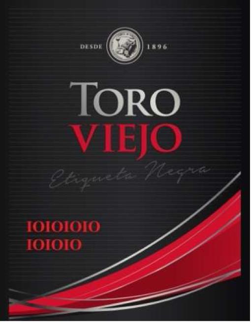 DESDE 1896 TORO VIEJO ETIQUETA NEGRA