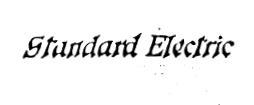 STANDARD ELECTRIC