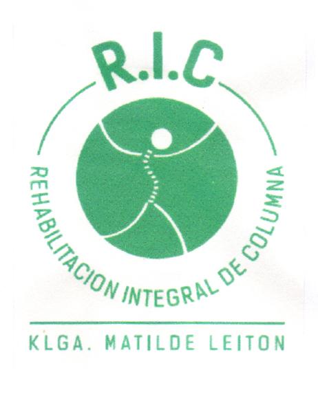 R.I.C REHABILITACION INTEGRAL DE COLUMNA KLGA. MATILDE LEITON