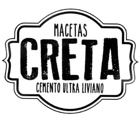 MACETAS CRETA CEMENTO ULTRA LIVIANO