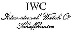 IWC INTERNATIONAL WATCH CO. SCHAFFHAUSSEN