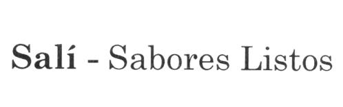 SALÍ - SABORES LISTOS