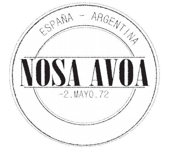 ESPAÑA - ARGENTINA NOSA AVOA -2. MAYO.72