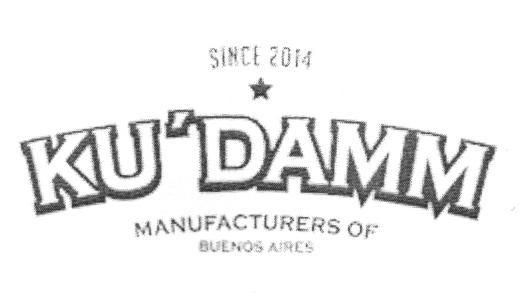 SINCE 2014 KU'DAMM MANUFACTURERS OF BUENOS AIRES