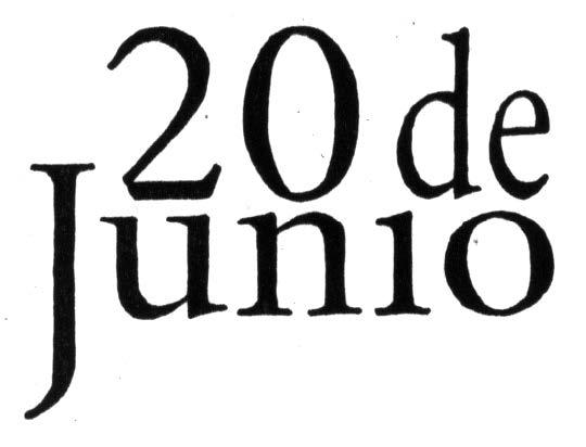 20 DE JUNIO