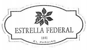 ESTRELLA FEDERAL 1841 EL PARAISO