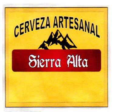 CERVEZA ARTESANAL SIERRA ALTA