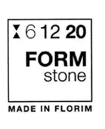 6 12 20 FORM STONE MADE IN FLORIM