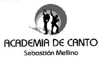 ACADEMIA DE CANTO SEBASTIAN MELLINO