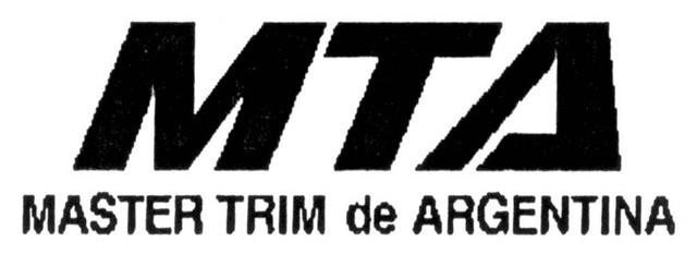 MTA MASTER TRIM DE ARGENTINA