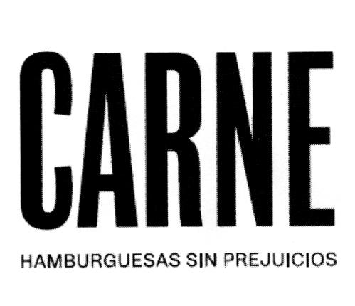 CARNE HAMBURGUESAS SIN PREJUICIOS