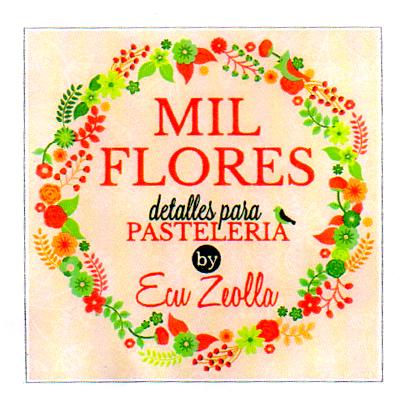 MIL FLORES DETALLES PARA PASTELERIA BY EM ZEOLLA