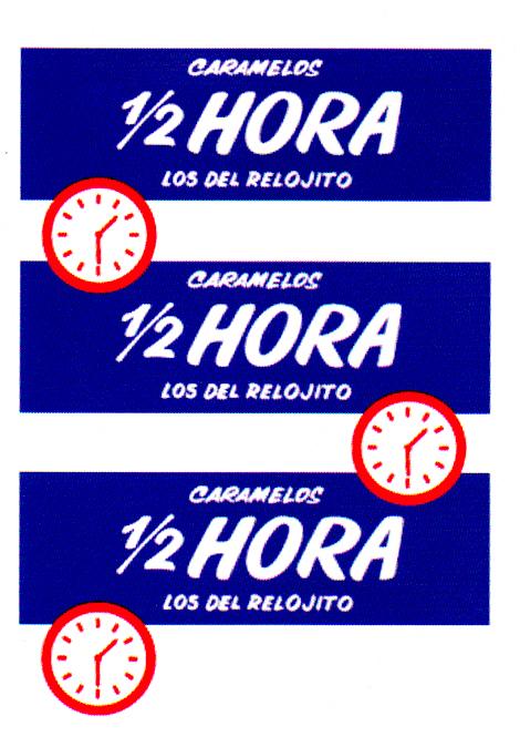 CARAMELOS 1/2 HORA LOS DEL RELOJITO