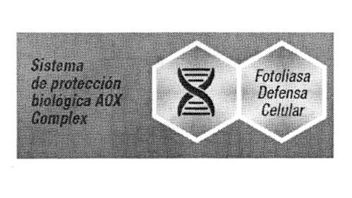 SISTEMA DE PROTECCIÓN BIOLÓGICA AOX COMPLEX FOTOLIASA DEFENSA CELULAR