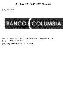 BANCO COLUMBIA