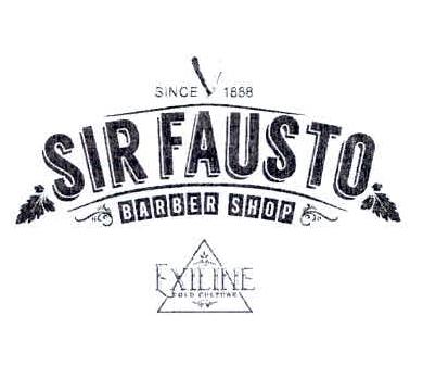 SINCE 1888 SIR FAUSTO BARBER SHOP EXILINE OLD CULTURE