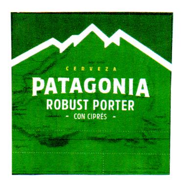 CERVEZA PATAGONIA BARLEY ROBUST PORTER CON CIPRES