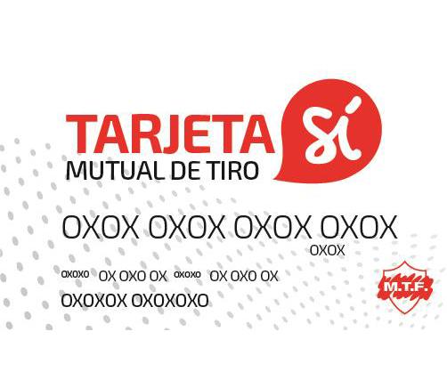 TARJETA SÍ MUTUAL DE TIRO M.T.F.