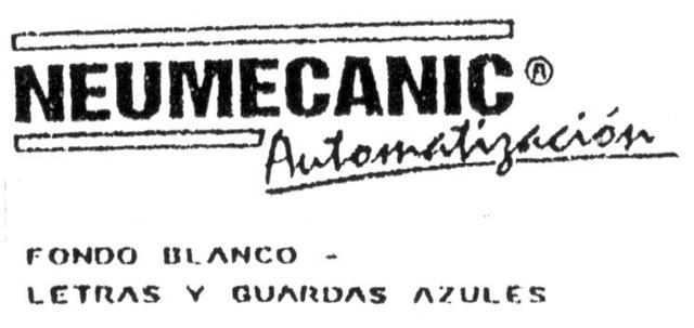 NEUMECANIC AUTOMATIZACION