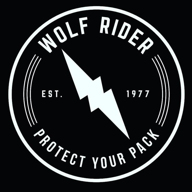 WOLF RIDER EST. 1977 PROTECT YOUR PACK