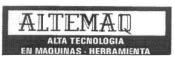 ALTEMAQ ALTA TECNOLOGIA EN MAQUINAS - HERRAMIENTA