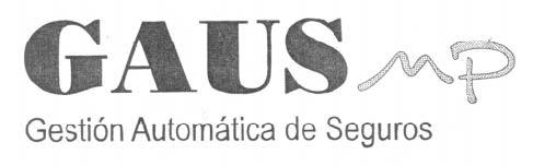 GAUS MP GESTION AUTOMATICA DE SEGUROS