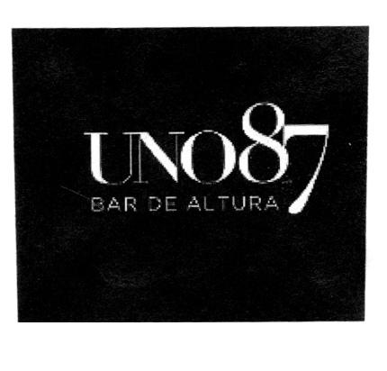 UNO87 BAR DE ALTURA