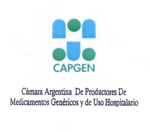 CAPGEN CAMARA ARGENTINA DE PRODUCTOS DE MEDICAMENTOS GENERICOS Y DE USO HOSPITALARIO