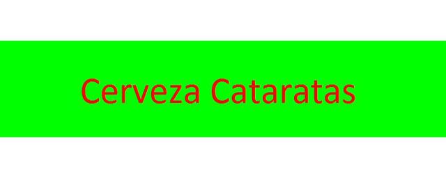 CERVEZA CATARATAS