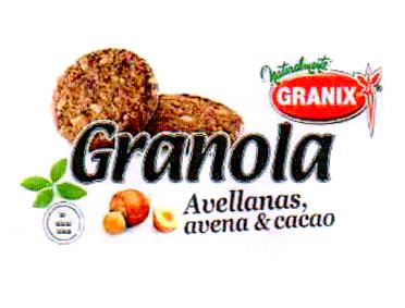 GRANIX GRANOLA AVELLANAS, AVENA & CACÁO