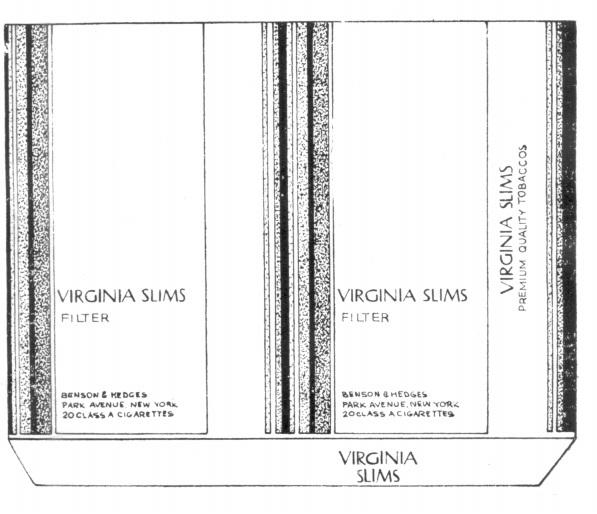 VIRGINIA SLIMS FILTER BENSON & HEDGES PARK AVENUE, NEW YORK 20 CLASS ACIGARETTES PREMIUM QUALITY TOBACCOS