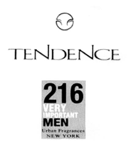 TENDENCE 216 VERY IMPORTANT MEN URBAN FRAGANCES NEW YORK