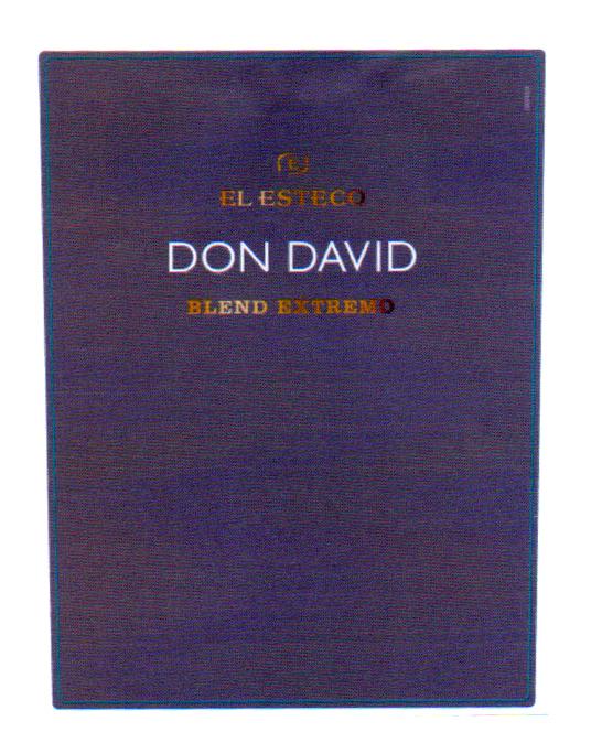 E EL ESTECO DON DAVID BLEND EXTREMO