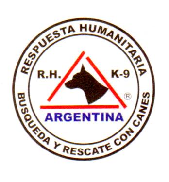 RESPUESTA HUMANITARIA BUSQUEDA Y RESCATE CON CANES ARGENTINA R.H. K-9