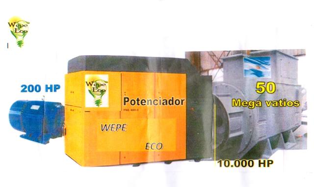 POTENCIADOR WEPE ECO 200 HP 50 MEGA VATIOS 10.000 HP