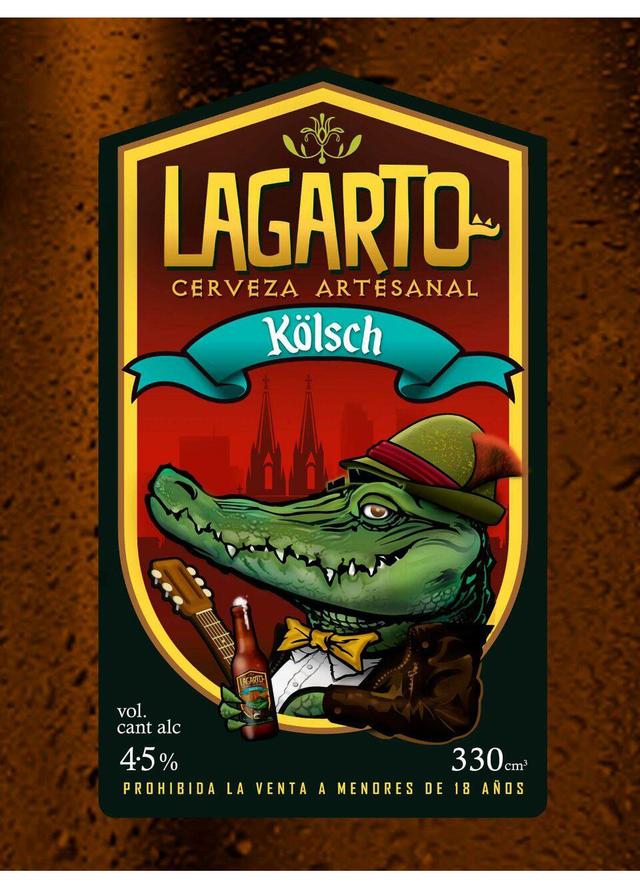 LAGARTO CERVEZA ARTESANAL KOLSCH