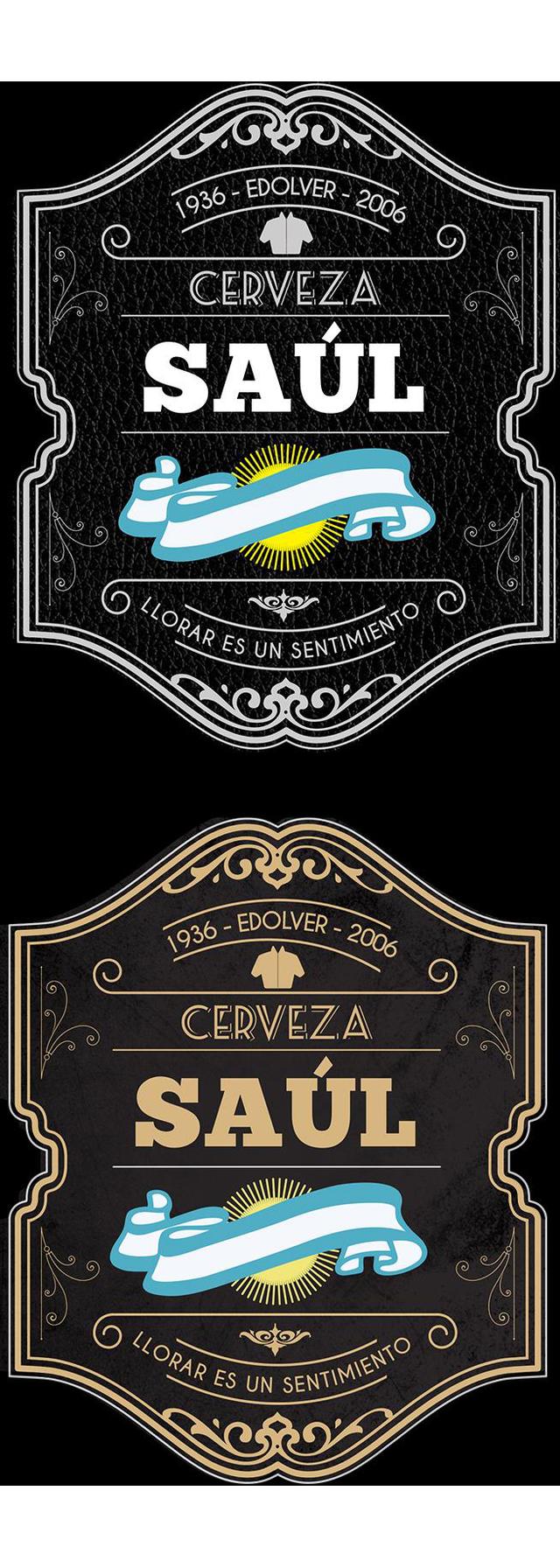 1936 - EDOLVER - 2006 CERVEZA SAÚL LLORAR ES UN SENTIMIENTO