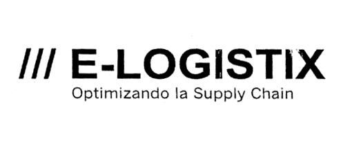 E-LOGISTIX OPTIMIZANDO LA SUPPLY CHAIN