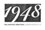 1948 MILNOVECIENTOSCUARENTAYOCHO