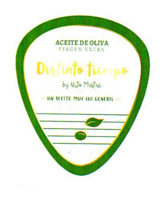 ACEITE DE OLIVA VIRGEN EXTRA  DISTINTO TIEMPO BY NITO MESTRE MUY SUI GENERIS