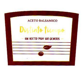 ACETO BALSAMICO DISTINTO TIEMPO UN ACETO MUY SUI GENERIS