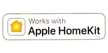 WORKS WITH APPLE HOMEKIT