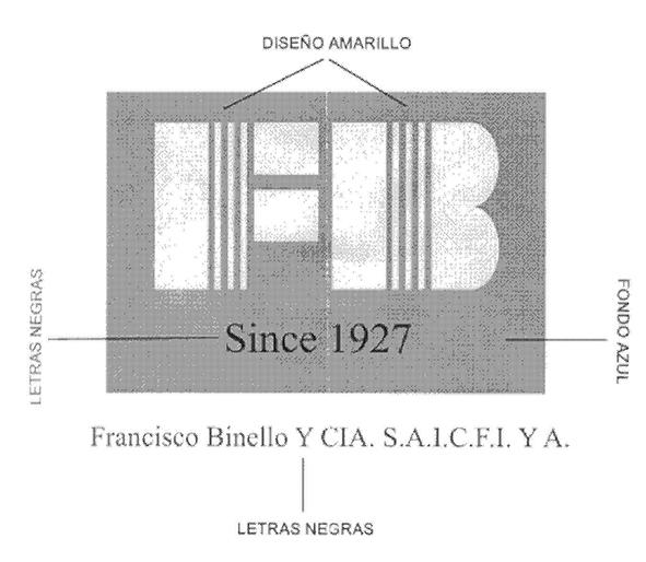 FB SINCE 1927 FRANCISCO BINELLO Y CIA S.A.I.C.F.I. Y A.