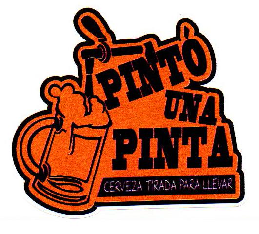 PINTÓ UNA PINTA CERVEZA TIRADA PARA LLEVAR