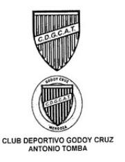 C.D.G.C.A.T. GODOY CRUZ MENDOZA CLUB DEPORTIVO  GODOY CRUZ            ANTONIO TOMBA