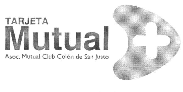 TARJETA MUTUAL ASOC. MUTUAL CLUB COLÓN DE SAN JUSTO+