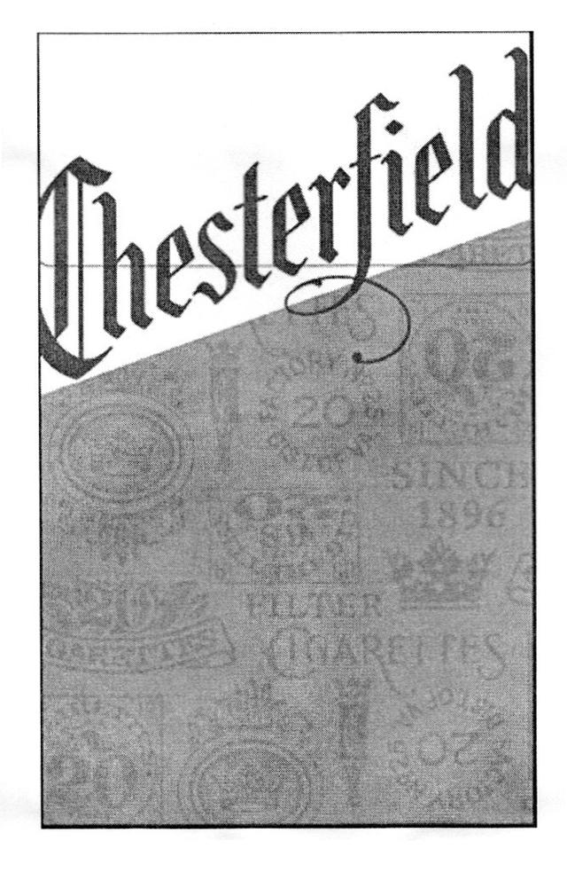 CHESTERFIELD FACTORY N° 25 DIS OF VA 20 SINCE 1896 FILTER CIGARETTES